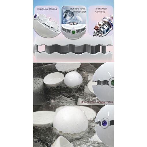 Mini Lave-Vaisselle 18W Rechargeable Ménage Électrique Machine Port...