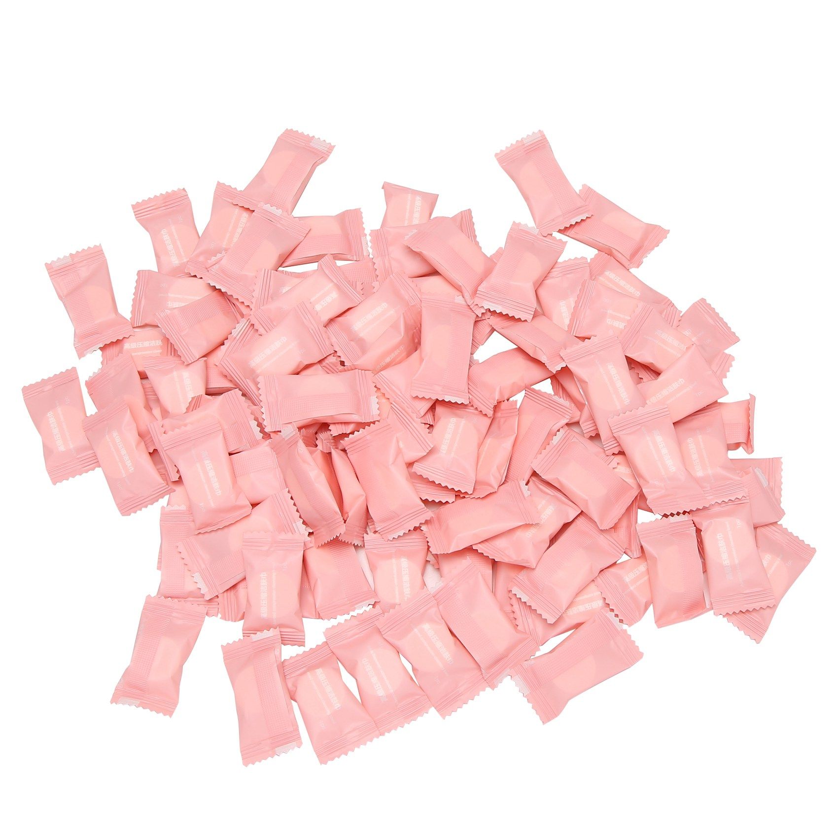 100 PièCes SéRies Serviettes CompriméEs Portable Jetable Comprimé C...