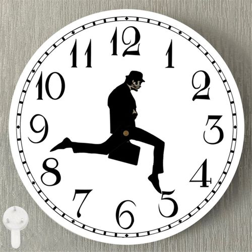 Horloge de Promenade, Murale Silly Walk, une IntéRessante pour Chambre à Coucher, Cuisine, Salon, DéCoration D'IntéRieur Fantaisie C