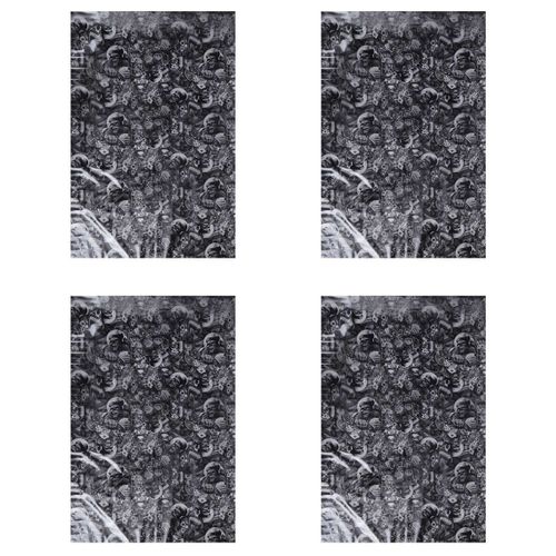 4x Film Hydrographique - Impression Par Transfert D' Hydro Dipping Rolling 1 Mètre