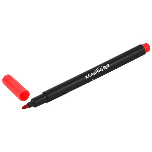 2 X Marqueur De Tissu Couleurs Permanentes Pour Vêtements Textiles Bricolage Chaussures T-Shirt Rouge