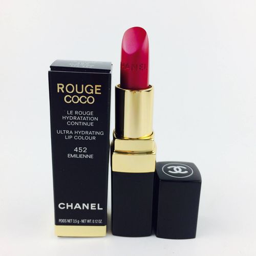 Chanel Rouge Coco Ultra Hydrating Lip Colour Lipstick Lippenstift 452 Emilienne 3,5g 