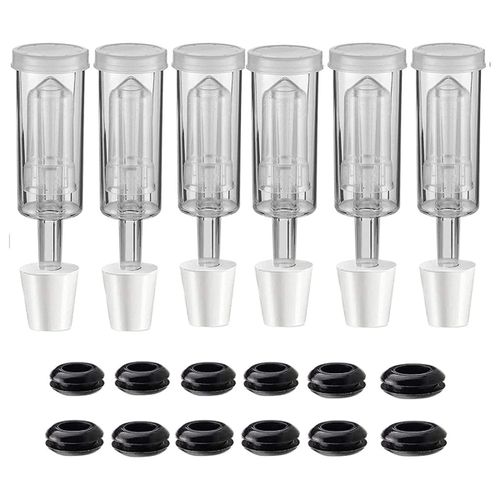 Kit De Sas Brassage Fermentation, ?illets Fabrication Bière, Vin Kombucha, Convient Aux Pichets D'un Gallon, Paquet 6