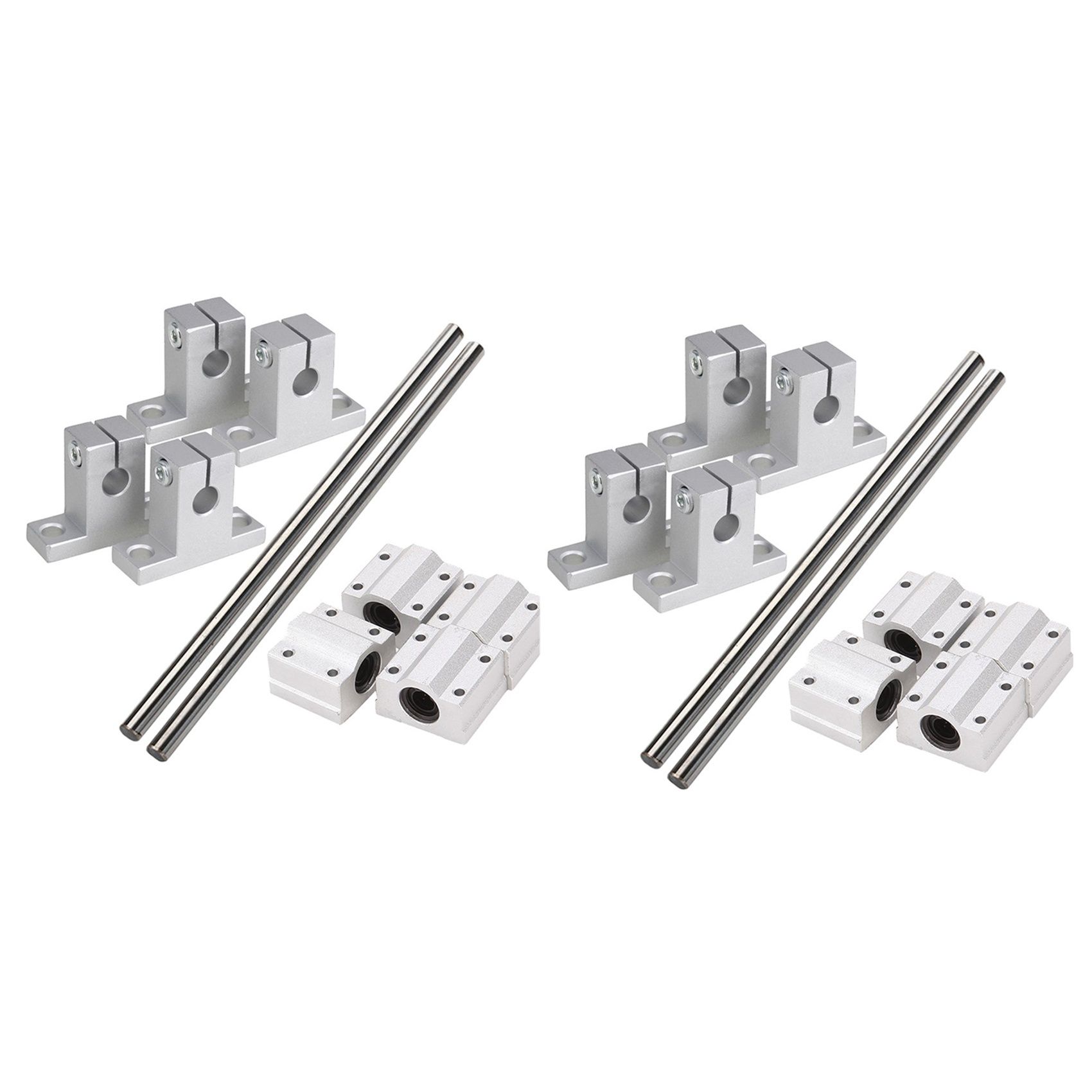 2x Optique À Linéaire Ûrroulement Billes Roulement Mouvement De 8 M...