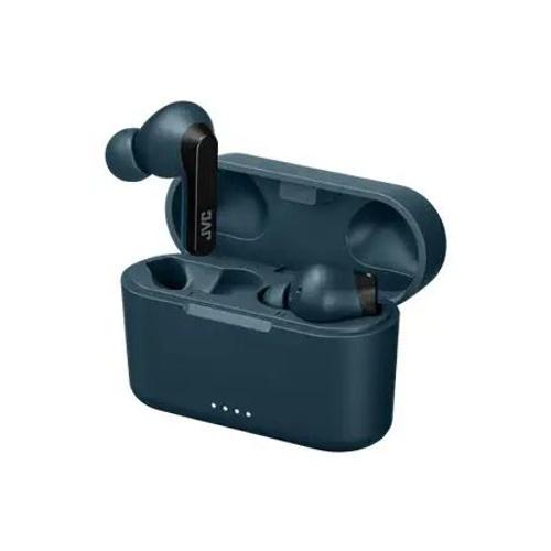 JVC HA-A9T - Écouteurs sans fil avec micro - intra-auriculaire - Bluetooth - Bleu