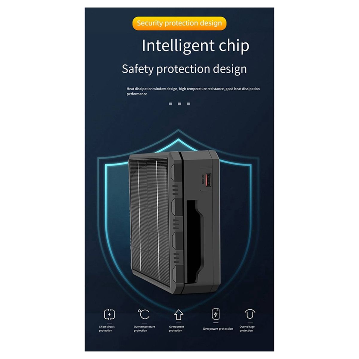 Chargeur 18650 Batterie Solaire Au Lithium Intelligent Type-... - 3
