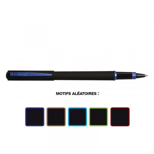 Stylo Roller - Encre Bleue Effaçable - Rechargeable - Noir - Soft Mood - Rollink