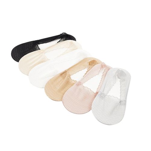 6 Paires De Chaussettes De Bateau Invisibles Multicolore S