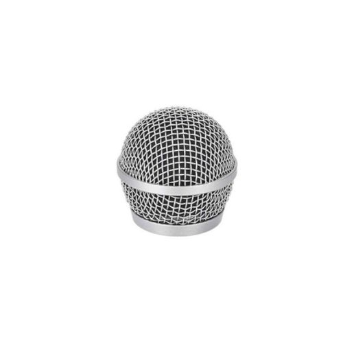 Tête de microphone remplacée par de la mousse intérieure Argent Shure PG48/PG58/PGX2/BLX288/PG24