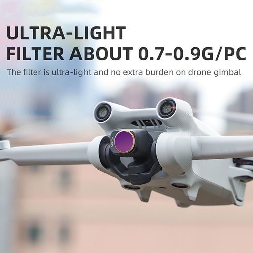 Film De Protection Pour Dji Mini 3 Pro Réduction De La Lumière Du Filtre Caméra De Drone Réglable Cardan Lentille Verre Optique-Générique