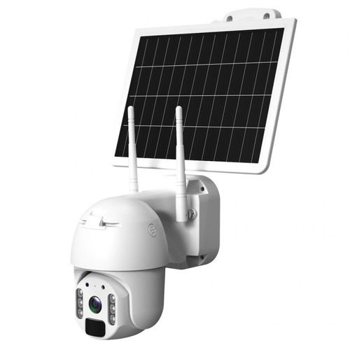 SEMAC Caméra Dôme Solaire 4G Video Surveillance Full HD 1080p