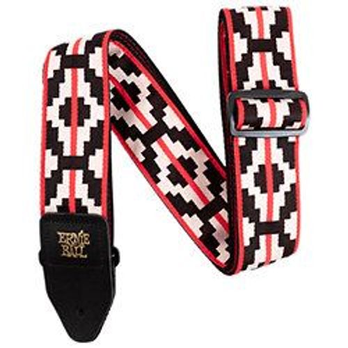 Ernie Ball 5322 - Sangle Jacquard Ristra Red