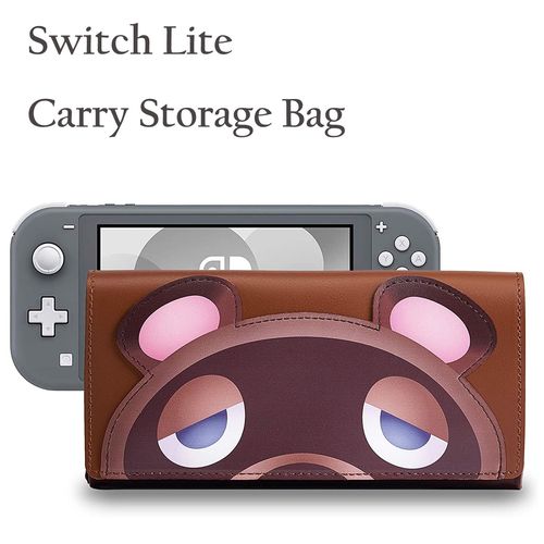 Pochette À Coque Rigide Ultra Mince À 2 Couches Pour Nintendo Switch Lite Jolie Coque De Rangement Sac De Transport Étui En Poudre Avec Adhésion À La Carte De Jeu