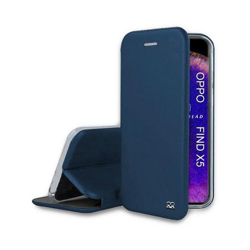 Etui Ibroz Oppo Find X5 Etui Cuir Bleu