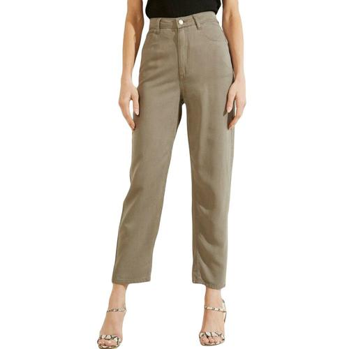 Pantalon Guess Classic Color Femme Kaki