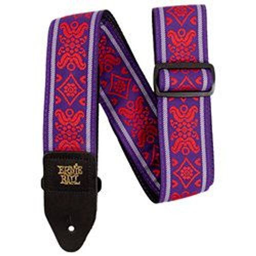 Ernie Ball 5330 - Sangles Jacquard Royal Flush Red
