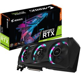 Gigabyte AORUS GeForce RTX 3050 ELITE 8G - Carte graphique - GF RTX 3050 - 8 Go GDDR6 - PCIe 4.0 - 2 x HDMI, 2 x DisplayPort