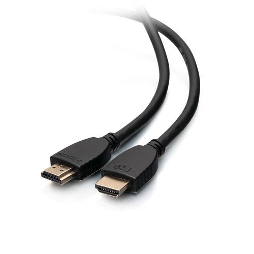 C2G Câble HDMI 4K de 6 pieds avec Ethernet - Haute vitesse - Câble UltraHD - M/M - Câble HDMI avec Ethernet - HDMI mâle pour HDMI mâle - 1.83 m - blindé - noir
