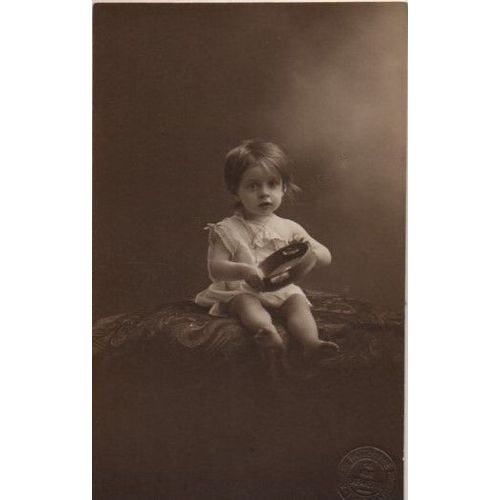 Photographie Vintage Portrait D'enfant - Photographie Provost Rue Lafayette A Toulouse