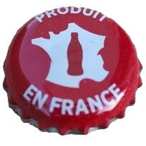 France Capsule Crown Cap Coca Cola Rouge Produit En France Su