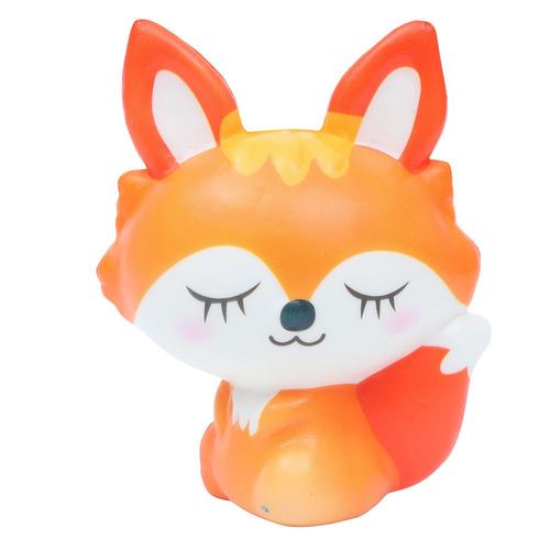 Couleur Renard Jaune Jouets Pour Enfants, Mini Crème Anti-Stress Kawaii, Mignon, Anti-Stress, Squishies Parfumées, Lente À Monter, Animaux Amusants