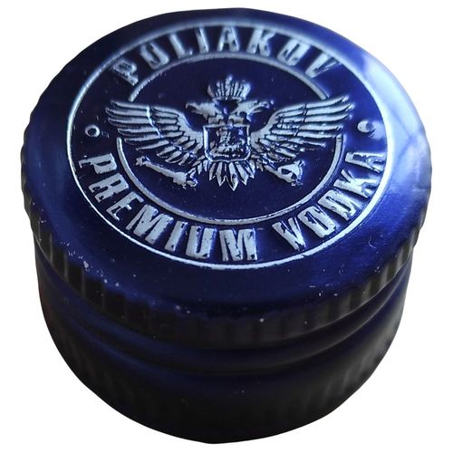 Capsule Métallique À Visser Poliakov Premium Vodka Marquée Par Embossage