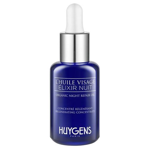 L'huile Visage Elixir Nuit - Huygens - Huile Régénérante Bio Aux 13 Actifs Botaniques 