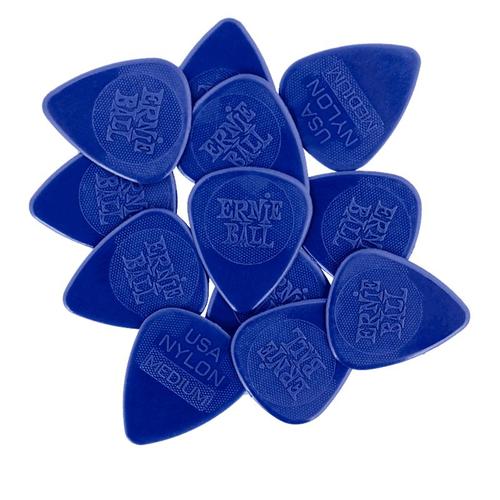 Ernie Ball 9136 - Mediators Nylon Sachet De 12 Bleu Marine 0,72mm