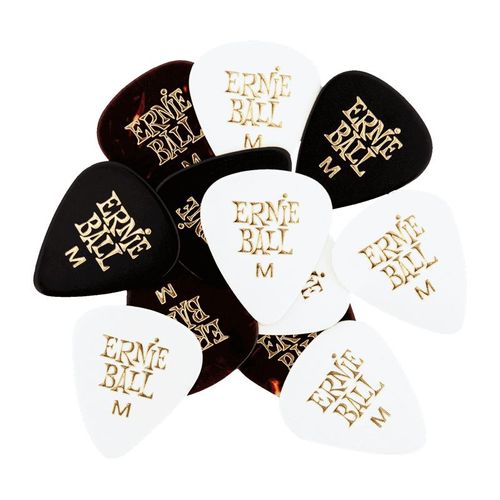 Ernie Ball 9178 - Mediators Standard Sachet De 12 Panaché 0,72mm