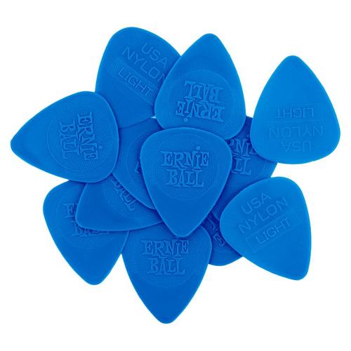 Ernie Ball 9135 - Mediators Nylon Sachet De 12 Bleu Clair 0,53mm