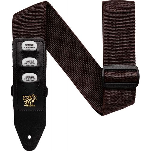 Ernie Ball 4250 - Sangle Pickholder Marron