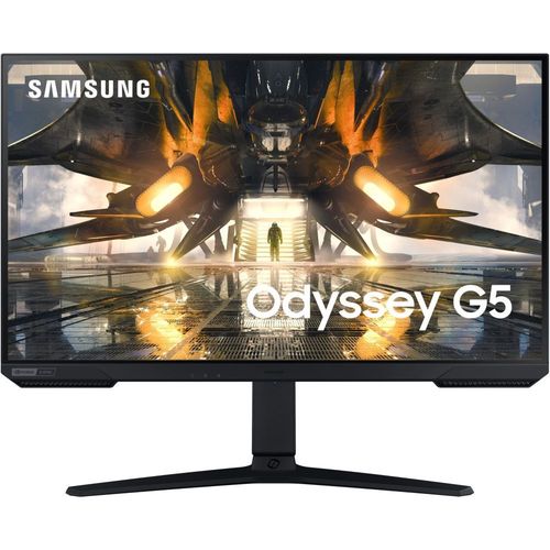 Samsung Odyssey G5 S27AG500NU - Écran LED - 27" (26.9" visualisable) - 2560 x 1440 WQHD @ 165 Hz - IPS - 350 cd/m² - 1000:1 - HDR10 - 1 ms - HDMI, DisplayPort - noir
