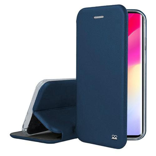 Etui Ibroz Xiaomi Mi Note 10 Lite Cuir Bleu