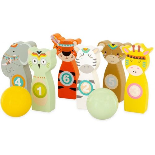 Jeu De Quilles Animaux 10 Cm