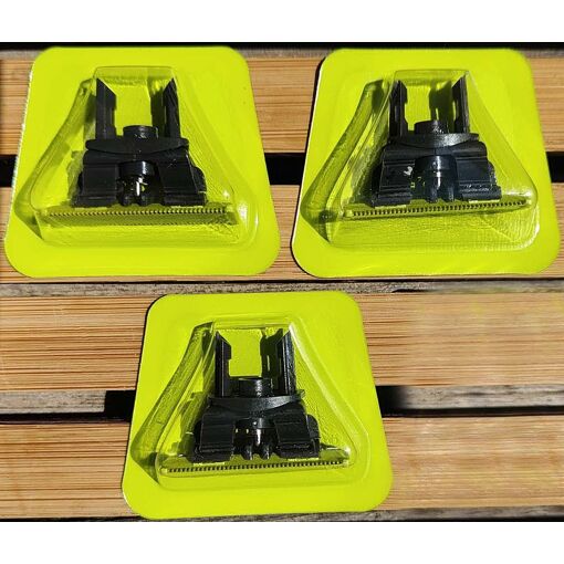 3 PCS Lames de rechange pour le visage OneBlade - S'adaptent à toutes les poignées OneBlade - 200 mouvements par seconde - Coupe, rase et coiffe les c