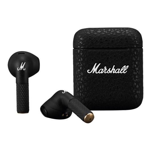 Marshall Minor III - Écouteurs sans fil avec micro - intra-auriculaire - Bluetooth - noir