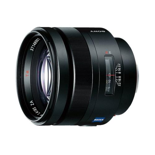 Objectif Sony SAL85F14Z - Fonction Télé - 85 mm - f/1.4 Planar T* - Sony A-type - pour a DSLR-A100, A200, A230, A300, A330, A350, A380, A500, A550, A700, A850, SLT-A57, A58, A65