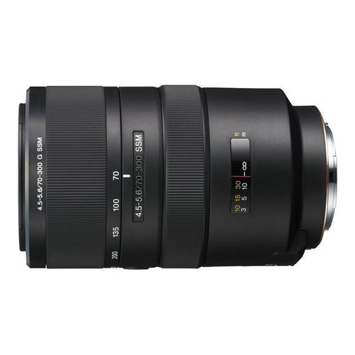 Objectif Sony SAL70300G - Fonction Zoom - 70 mm - 300 mm - f/4.5-5.6 G -  Sony A-type - pour Handycam NEX-VG900; a DSLR-A100, SLT-A58, A65, A77; F3Y;  a3000; a7 | Rakuten