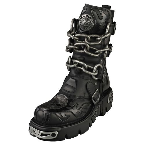 New Rock Ms727ss5 Mixte Adulte Bottes Platesforme Noir