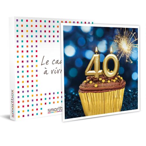 Smartbox Joyeux anniversaire ! Pour les 40 ans d'un homme - Coffret Cadeau  Multi-thèmes pas cher 