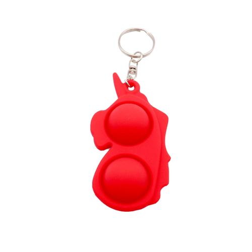 La Couleur Rouge Dimpel Simple De Dinosaure Kawaii Pour Enfants Et Adultes, Fossette, Jouet Anti-Pression, Contrôleur De Planche, Jouet Éducatif