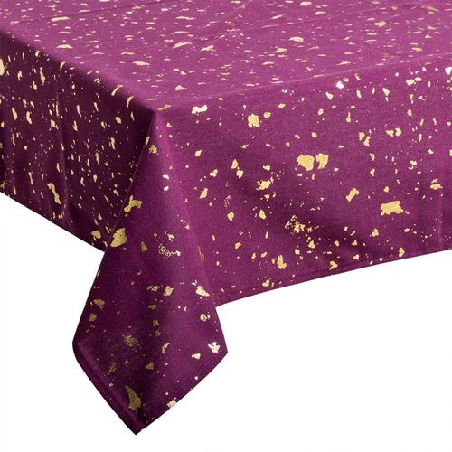 Paris Prix - Nappe Imprimée "Galerie Des Merveilles" 140x240cm Rose