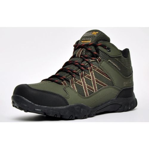 Regatta Edgepoint Isotex Chaussures De Randonnée Imperméables Marche Montagne Kaki
