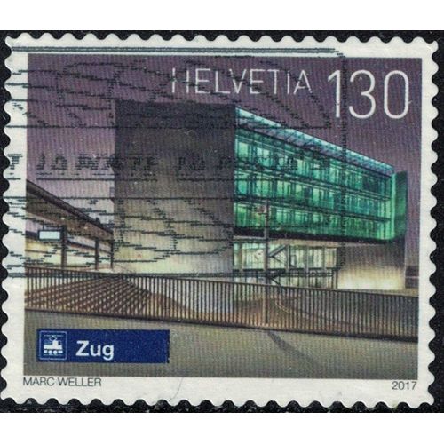 Suisse 2017 Oblitéré Used Railway Station Zug Gare Ferroviaire Zoug Y&t Ch 2432 Su