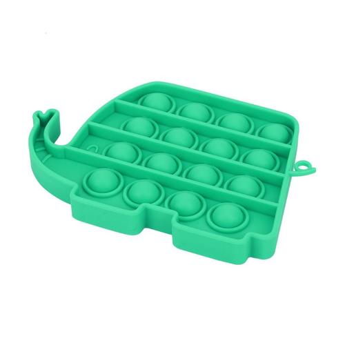 Couleur Vert Éléphant Jouet Anti-Stress Pop Pour Adultes Et Enfants, Anti-Stress, Pop Fidget Push, Arc-En-Ciel, Pour Soulager L'autisme