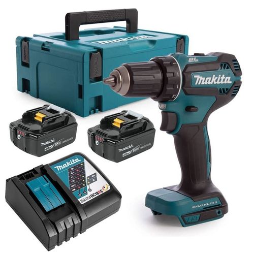 Perceuse visseuse 18V Li-Ion BL (2x4,0 Ah) dans coffret Makpac - MAKITA DDF485RMJ