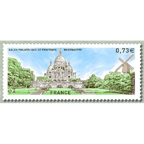 France 2017, Très Beau Timbre Neuf** Luxe Yvert 5124, Salon Philatélique De Printemps À Paris Montmartre.
