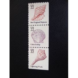 Timbre États-Unis Yt 1579 A 1583 Séries: Coquillages 1985 ( 130406 )