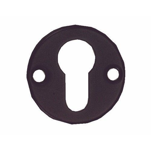 Rosace ronde clé I pour cylindre - fer époxy noir - 970 BOUVET