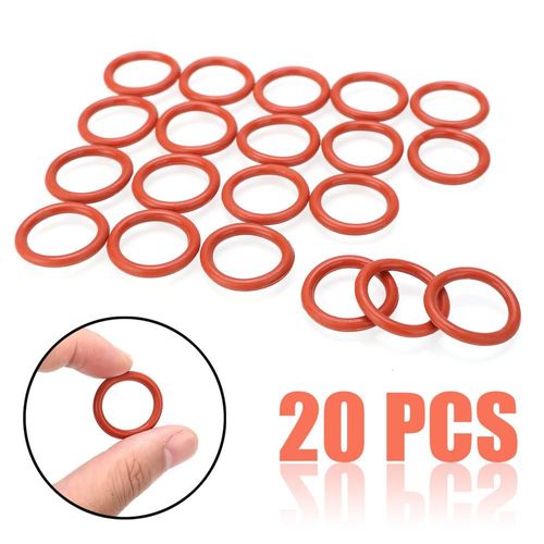 Amortisseur De Tube En Silicone, Joints Toriques Orange, Pour 12ax7 12au7 12at7 12bh7 El84 9 Broches, Anneau D'amortissement De Vibration Durable, 20 Pièces